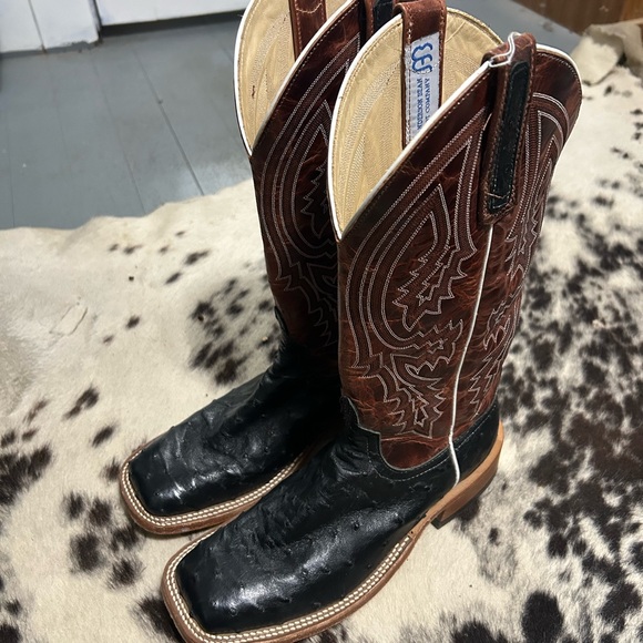 Anderson Bean Black and Brown Western Boots